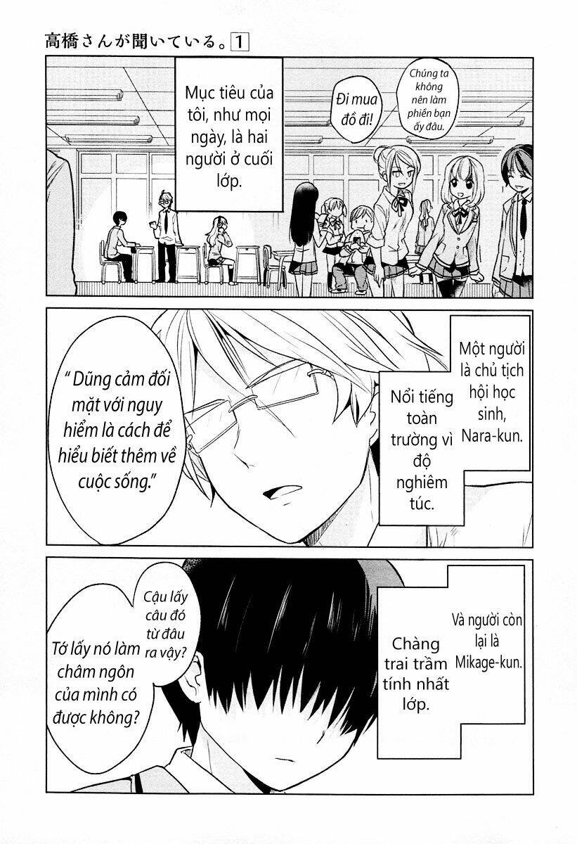 Takahashi-San Ga Kiite Iru Chapter 1 - Trang 2