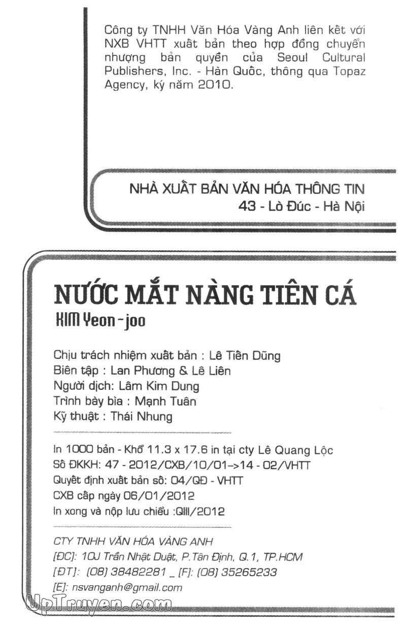 Nước Mắt Nàng Tiên Cá Chapter 14 - Trang 2