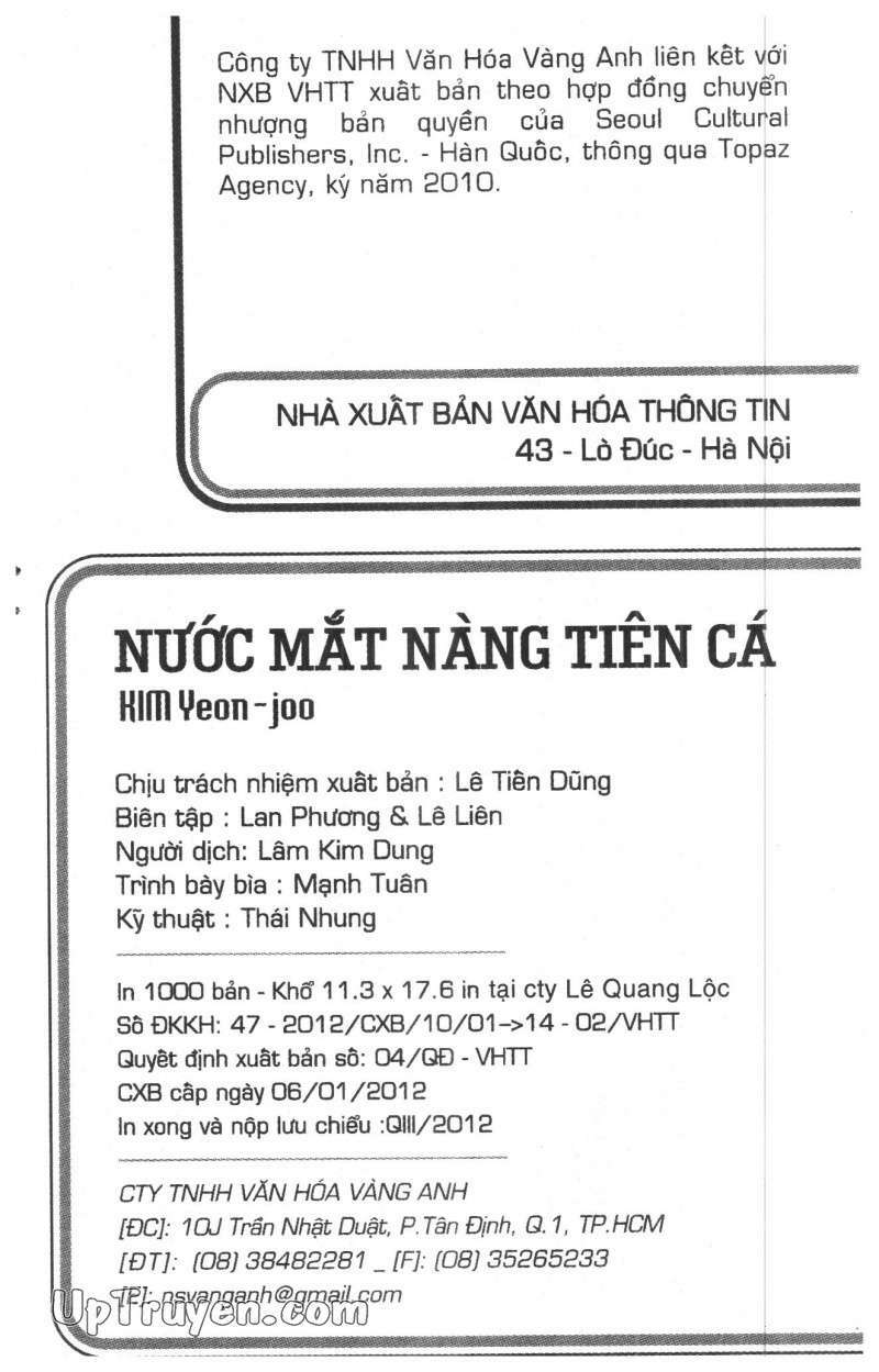 Nước Mắt Nàng Tiên Cá Chapter 13 - Trang 2