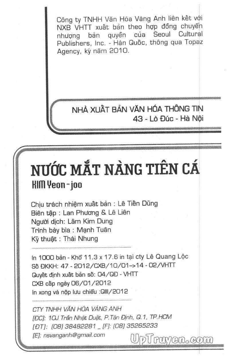 Nước Mắt Nàng Tiên Cá Chapter 12 - Trang 2