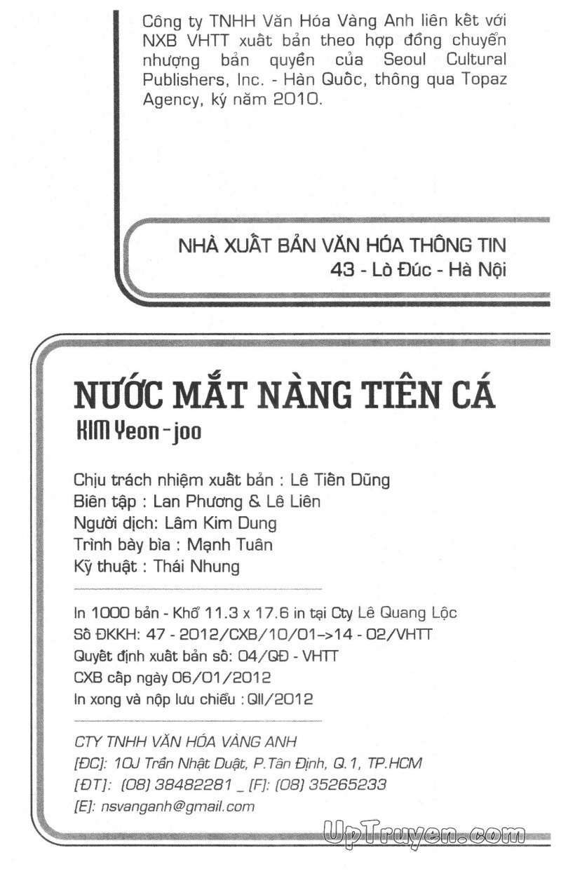 Nước Mắt Nàng Tiên Cá Chapter 10 - Trang 2