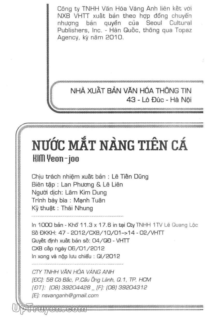 Nước Mắt Nàng Tiên Cá Chapter 1 - Trang 2