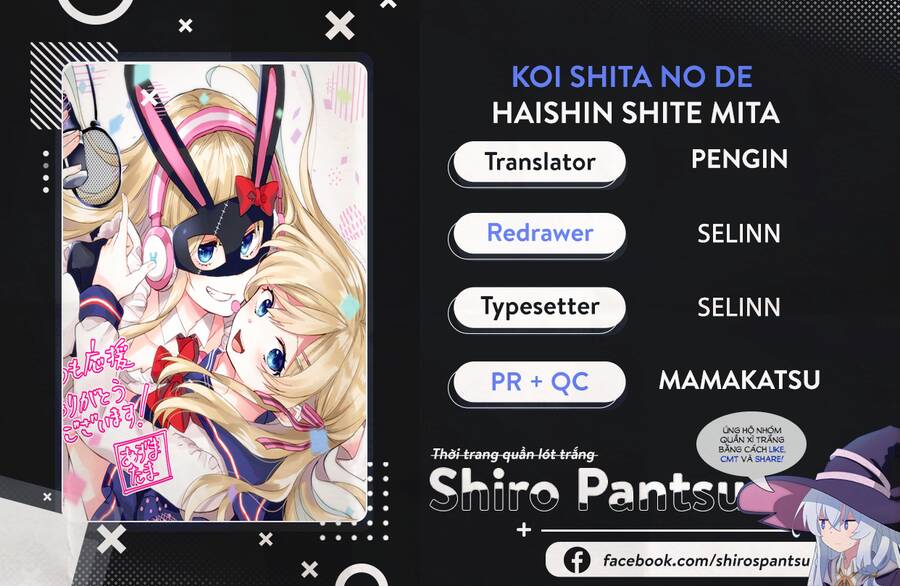 Koi Shita No De, Haishin Shite Mita Chapter 64 - Trang 2