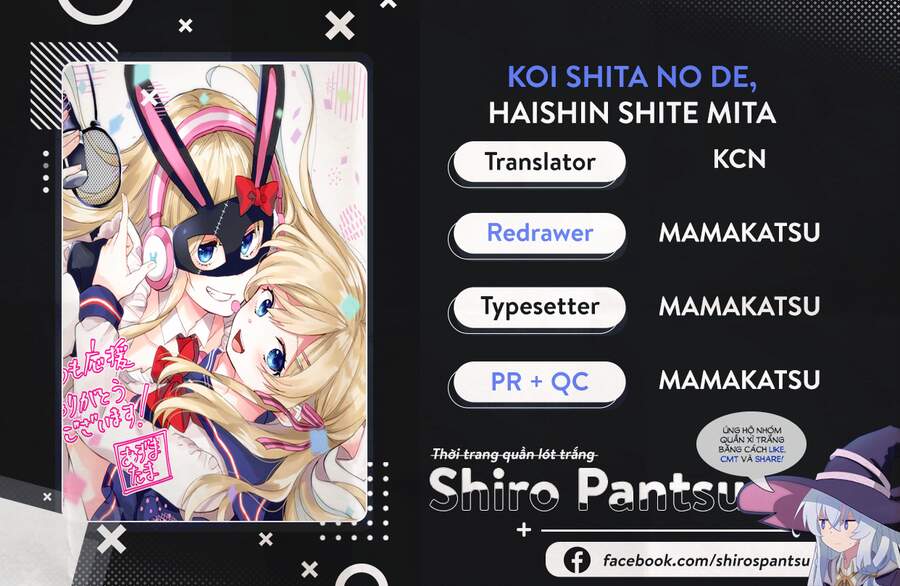 Koi Shita No De, Haishin Shite Mita Chapter 62 - Trang 2