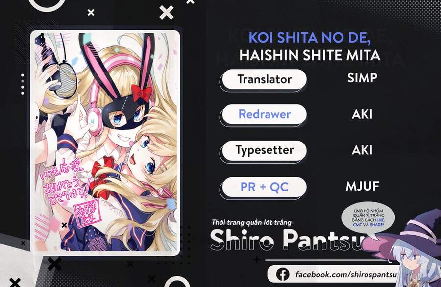 Koi Shita No De, Haishin Shite Mita Chapter 54 - Trang 2