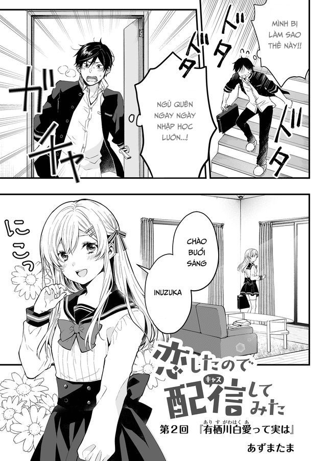 Koi Shita No De, Haishin Shite Mita Chapter 2 - Trang 2