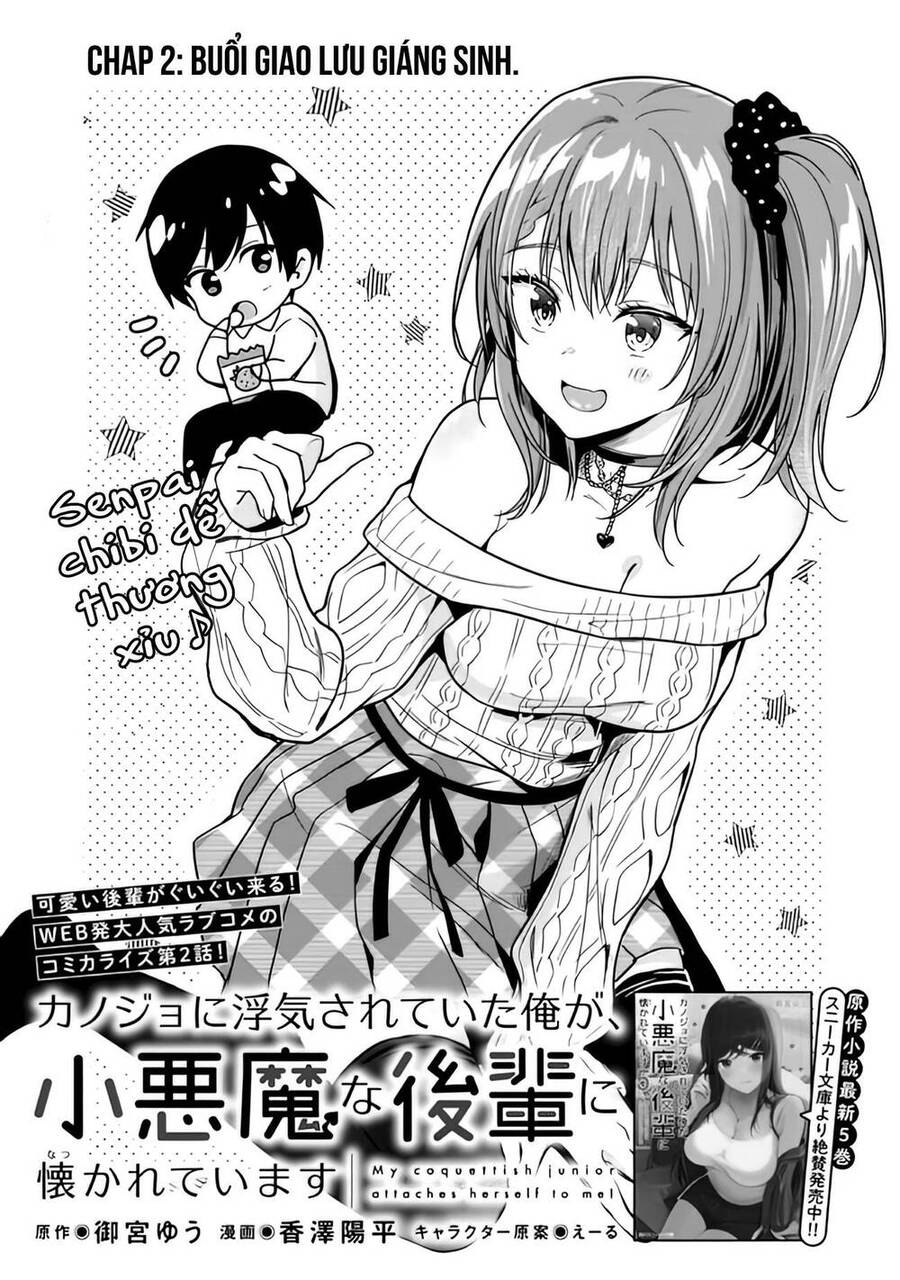 Kanojo Ni Uwaki Sareteita Ore Ga, Koakuma Na Kouhai Ni Natsukareteimasu Chapter 2 - Trang 2