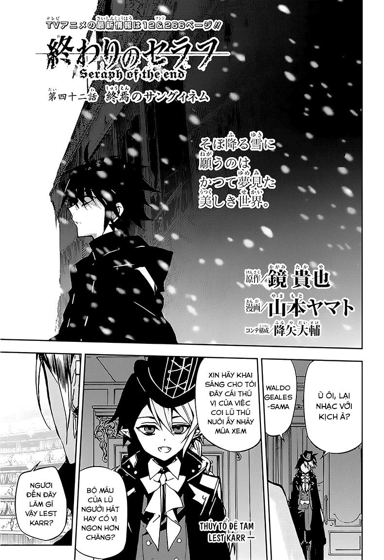 Owari No Seraph Chapter 42 - Trang 2