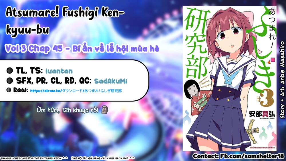 Atsumare! Fushigi Kenkyuubu Chapter 45 - Trang 2