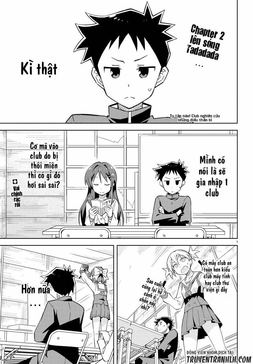 Atsumare! Fushigi Kenkyuubu Chapter 2 - Trang 2