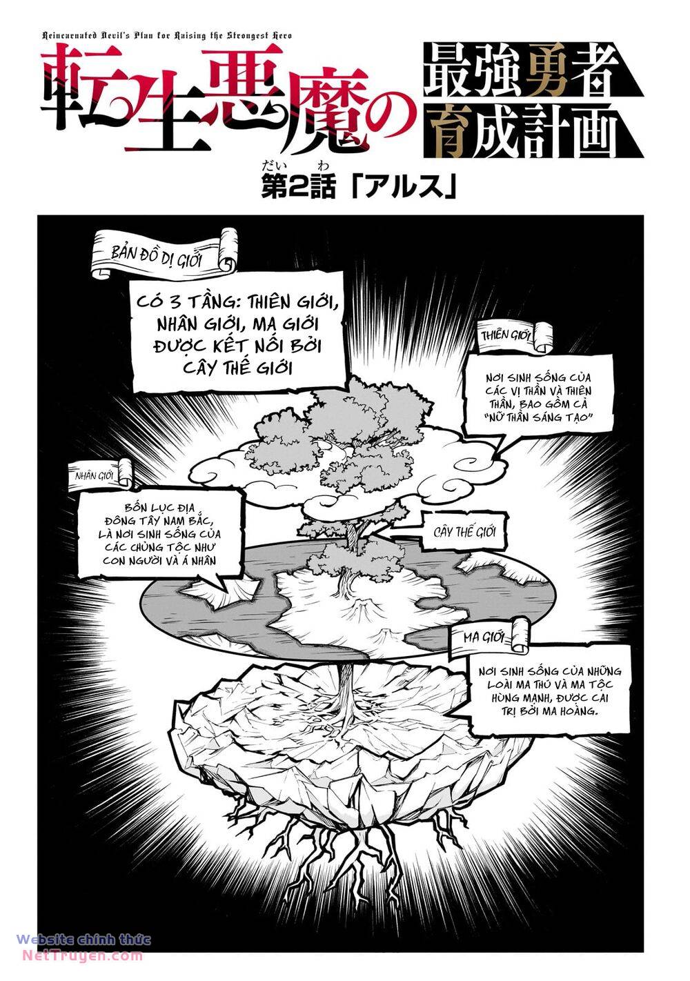 Tensei Akuma No Saikyou Yuusha Ikusei Keikaku Chapter 2 - Trang 2