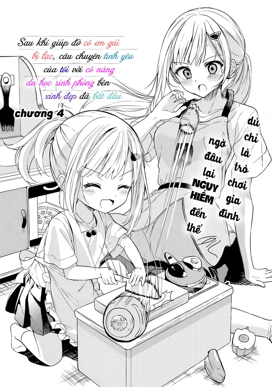 Maigo Ni Natteita Youjo Wo Tasuketara, Otonari Ni Sumu Bishoujo Ryuugakusei Ga Ie Ni Asobi Ni Kuru You Ni Natta Ken Nitsuite Chapter 4 - Trang 2