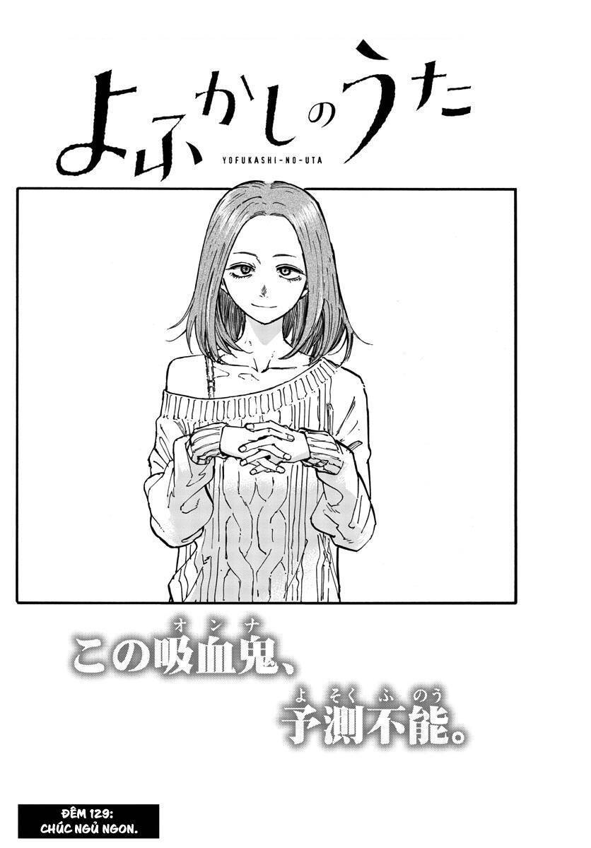 Yofukashi No Uta Chapter 129 - Trang 2