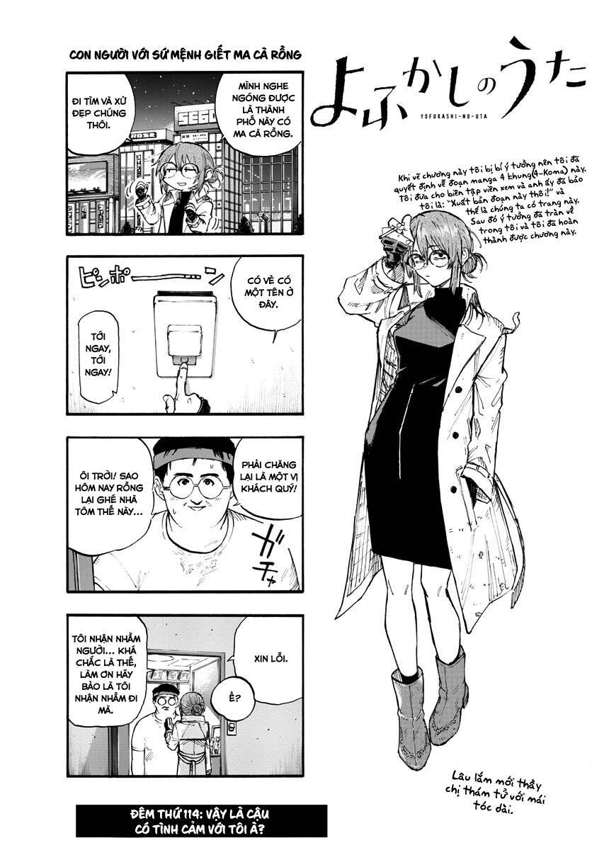 Yofukashi No Uta Chapter 114 - Trang 2