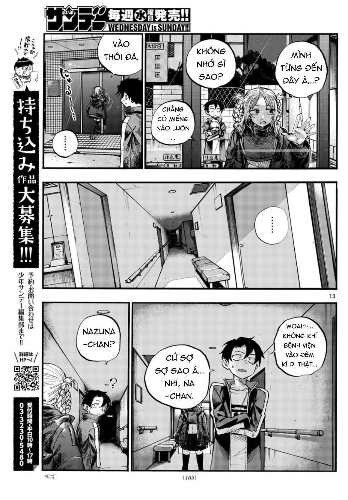 Yofukashi No Uta Chapter 57 - Trang 2