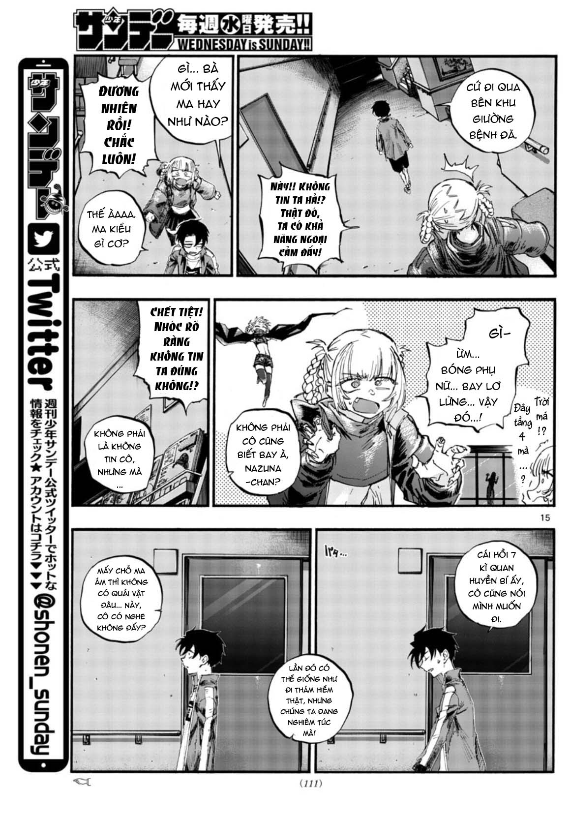 Yofukashi No Uta Chapter 57 - Trang 2