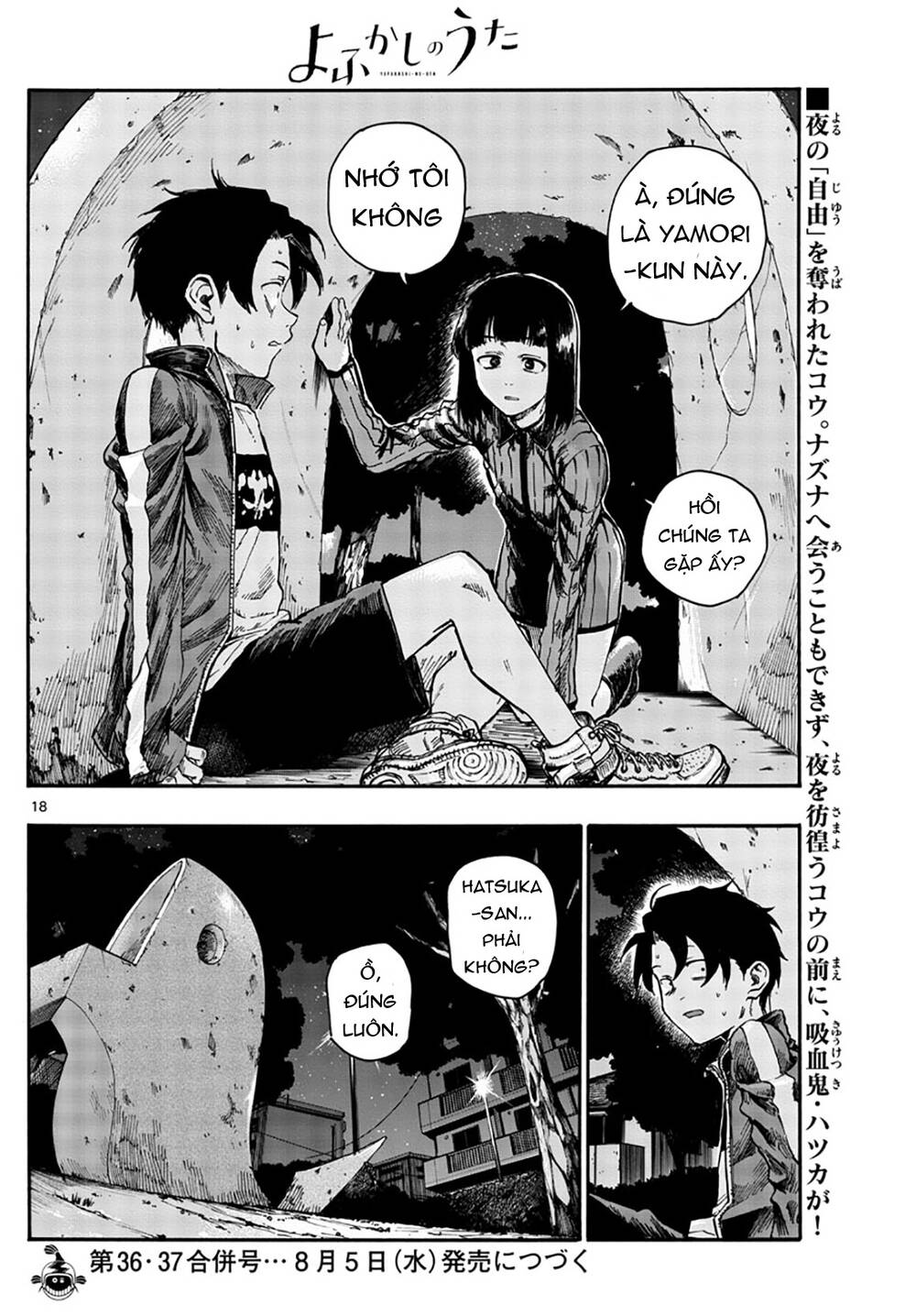 Yofukashi No Uta Chapter 43 - Trang 2