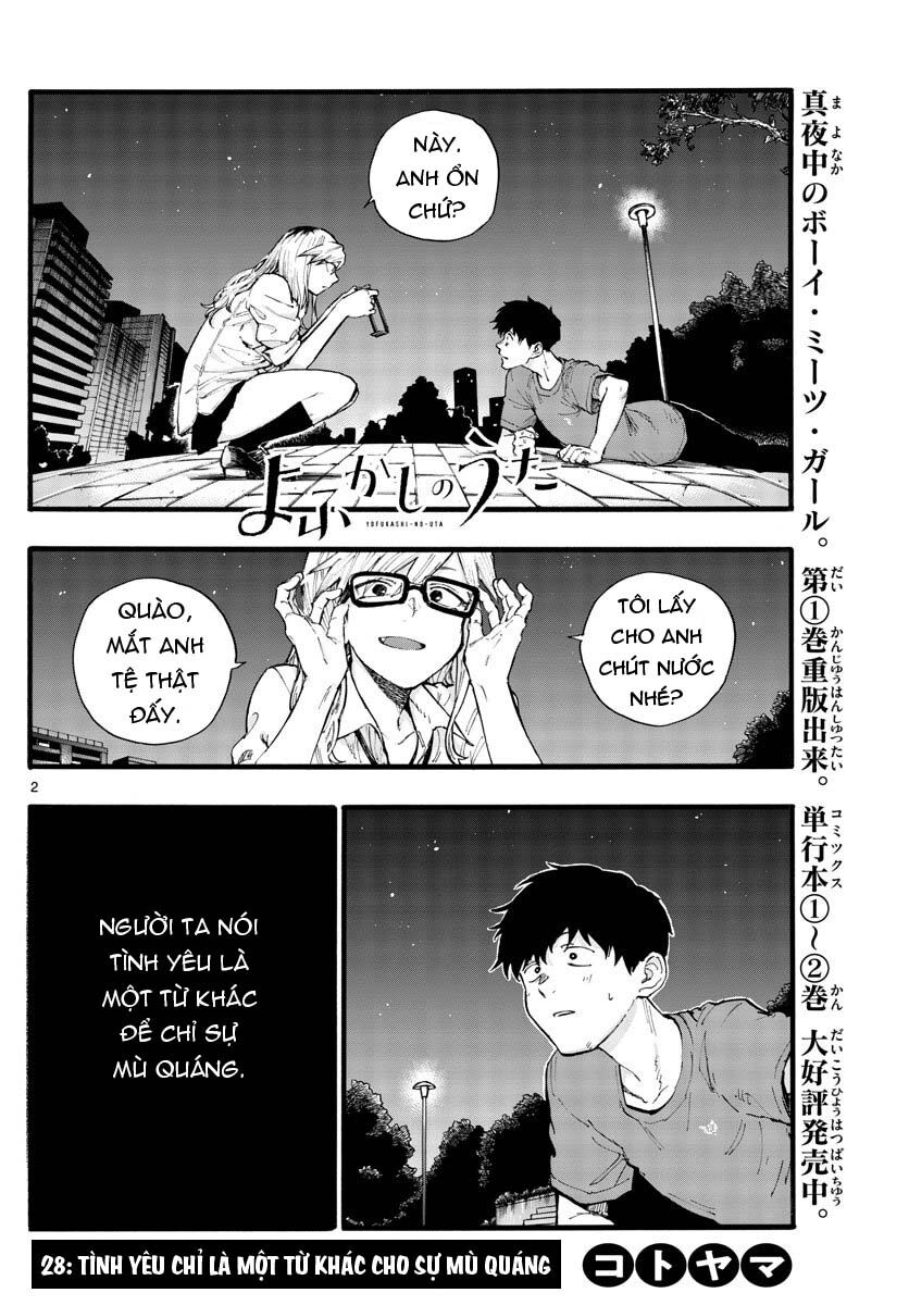 Yofukashi No Uta Chapter 28 - Trang 2