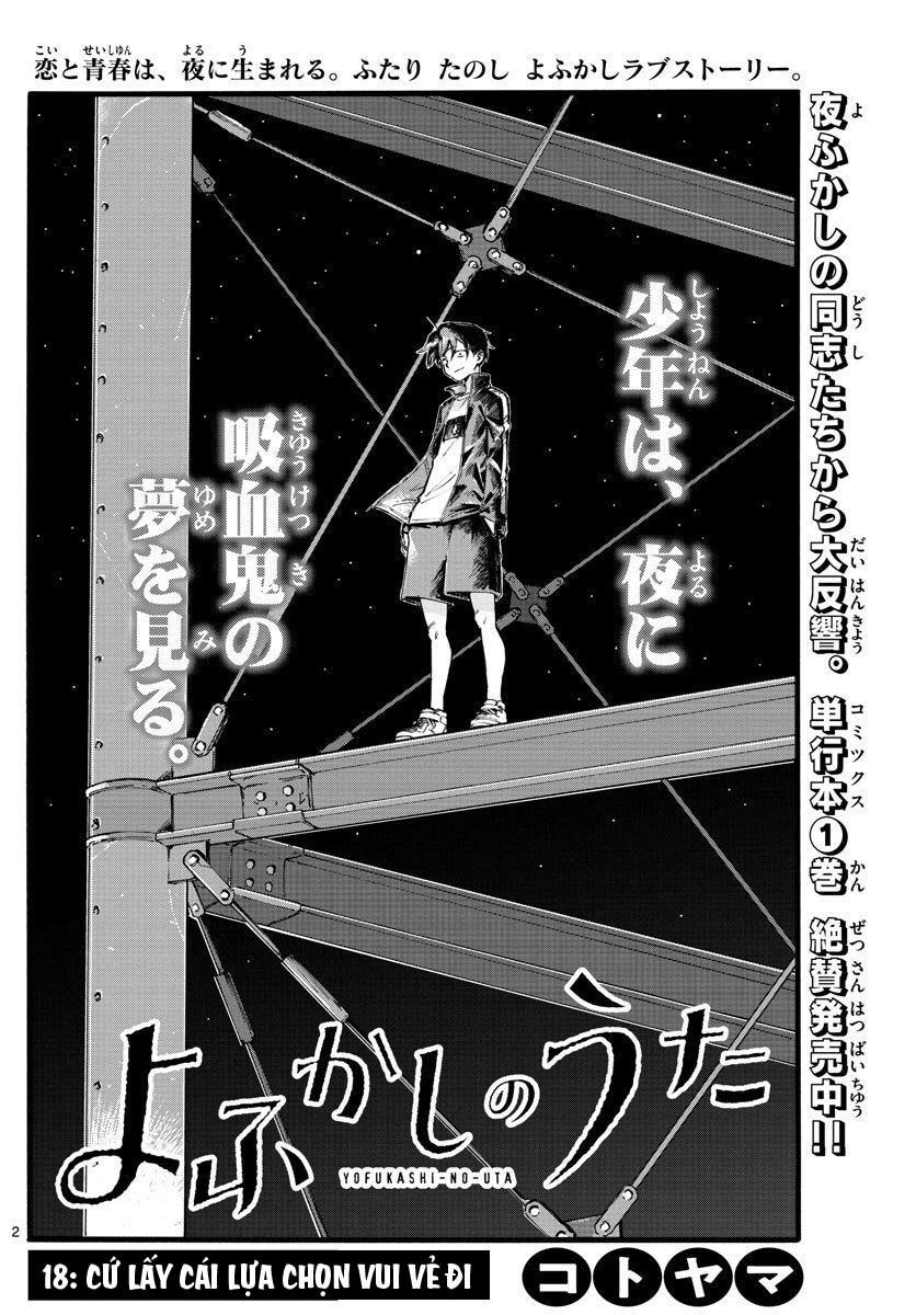 Yofukashi No Uta Chapter 18 - Trang 2