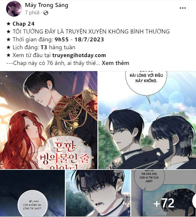 Tôi Tưởng Đó Chỉ Là Tiểu Thuyết Trọng Sinh Bình Thường Chapter 24 - Trang 2