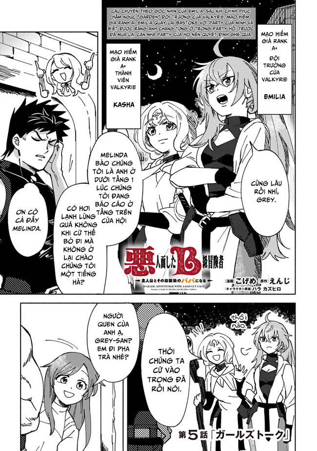 Akuninzura Shita B-Kyuu Boukensha: Shujinkou To Sono Osananajimi-Tachi No Papa Ni Naru Chapter 5.1 - Trang 2