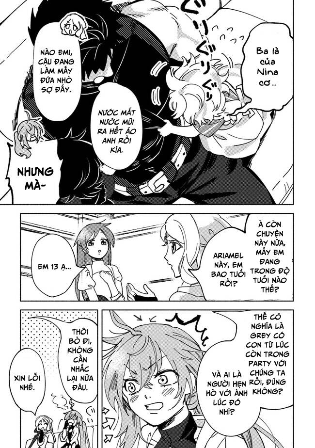 Akuninzura Shita B-Kyuu Boukensha: Shujinkou To Sono Osananajimi-Tachi No Papa Ni Naru Chapter 5.1 - Trang 2