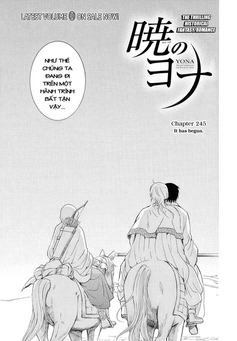 Akatsuki No Yona Chapter 245 - Trang 2