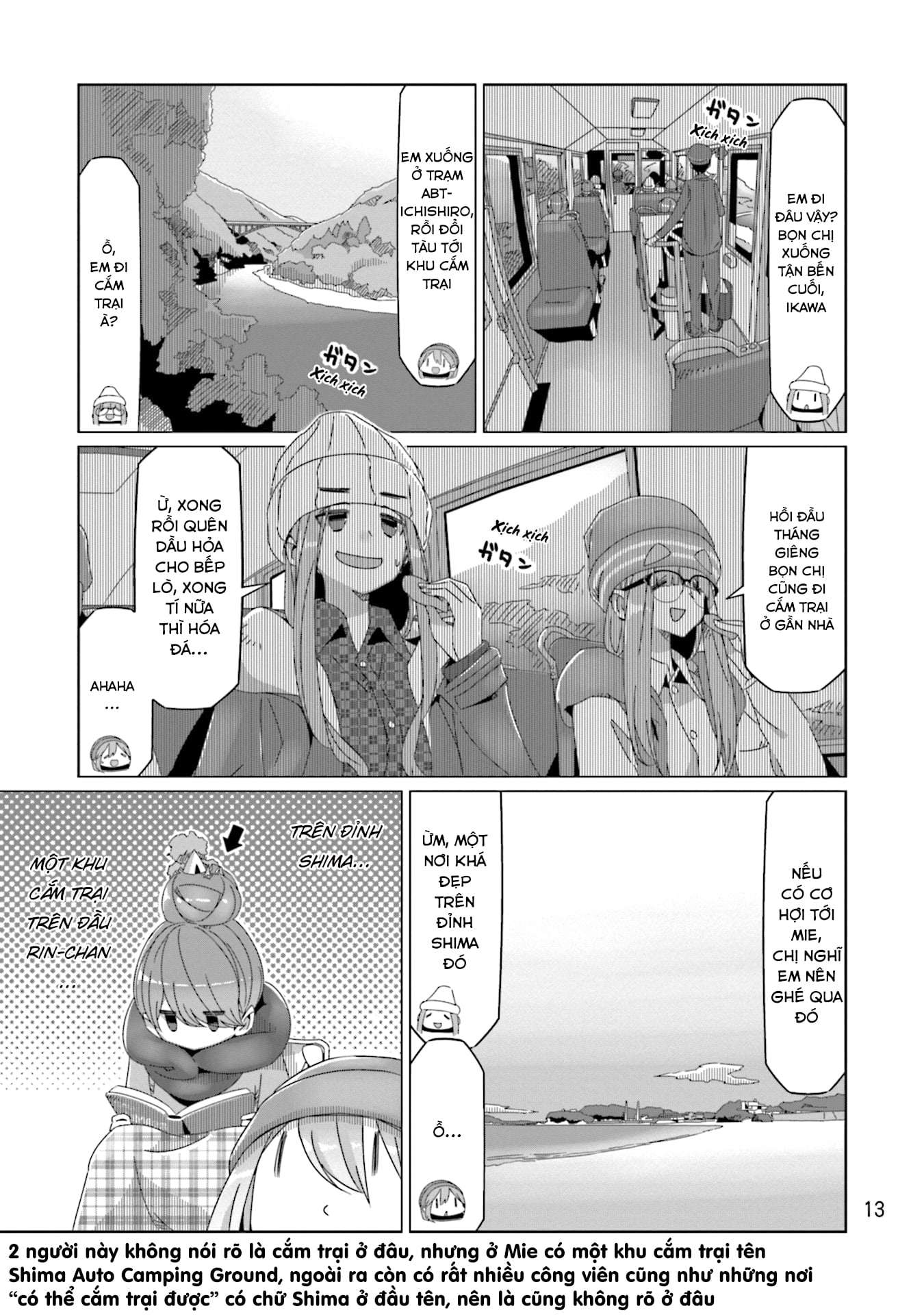 Yurucamp Chapter 58 - Trang 2