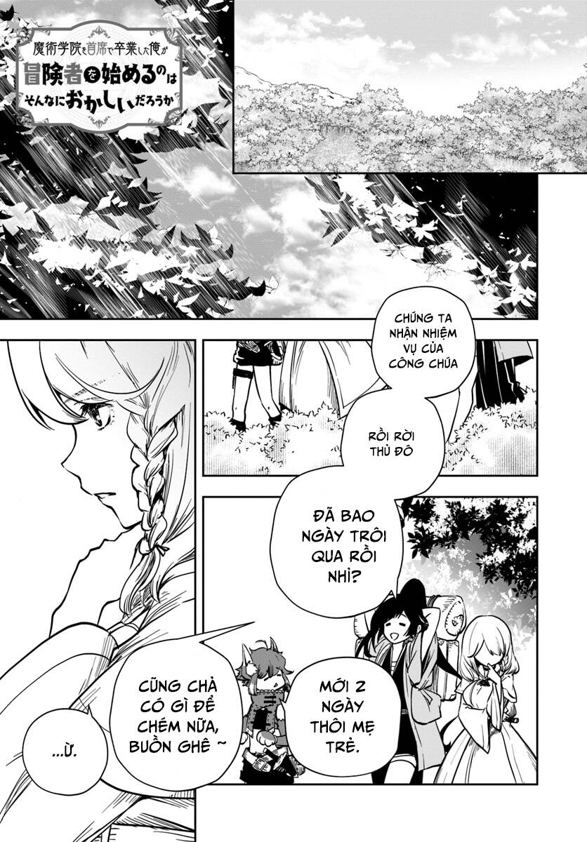 Majutsugakuin Wo Shuseki De Sotsugyou Shita Ore Ga Boukensha Wo Hajimeru No Wa Sonna Ni Okashii Daro Chapter 7 - Trang 2