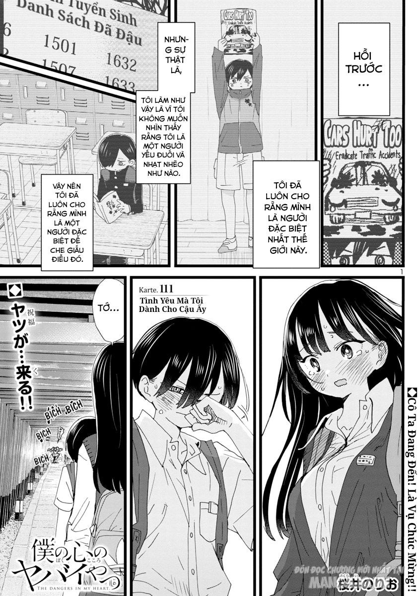 Boku No Kokoro Yabai Yatsu Chapter 111 - Trang 2