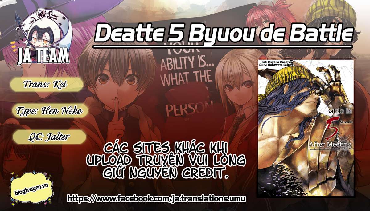 Deatte 5 Byou De Battle Chapter 64 - Trang 2