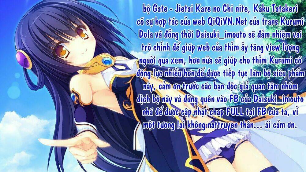 Gate – Jietai Kare No Chi Nite, Kaku Tatakeri Chapter 68 - Trang 2