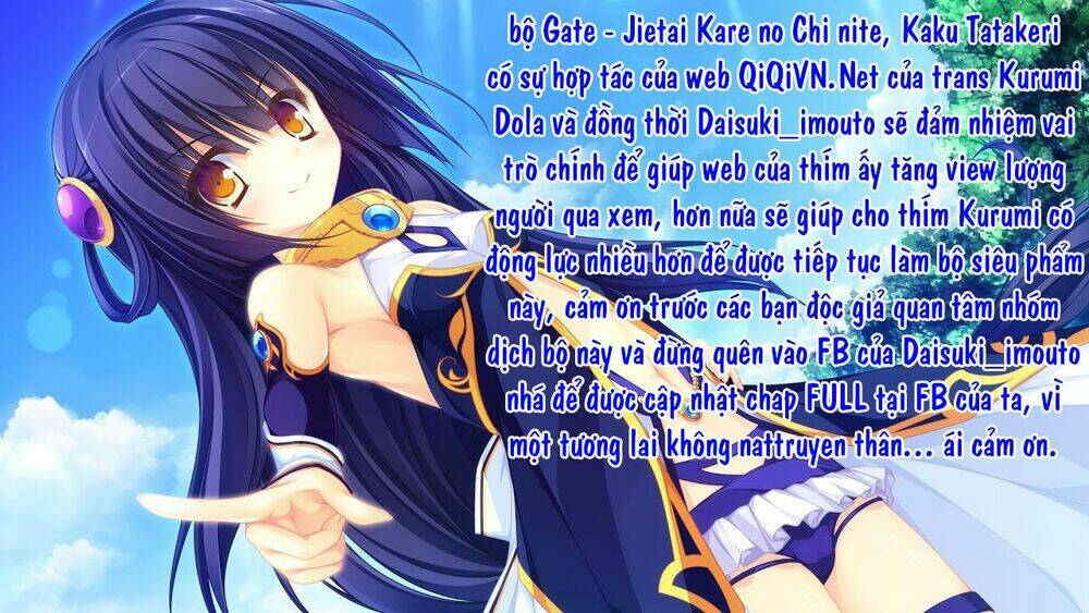 Gate – Jietai Kare No Chi Nite, Kaku Tatakeri Chapter 67 - Trang 2