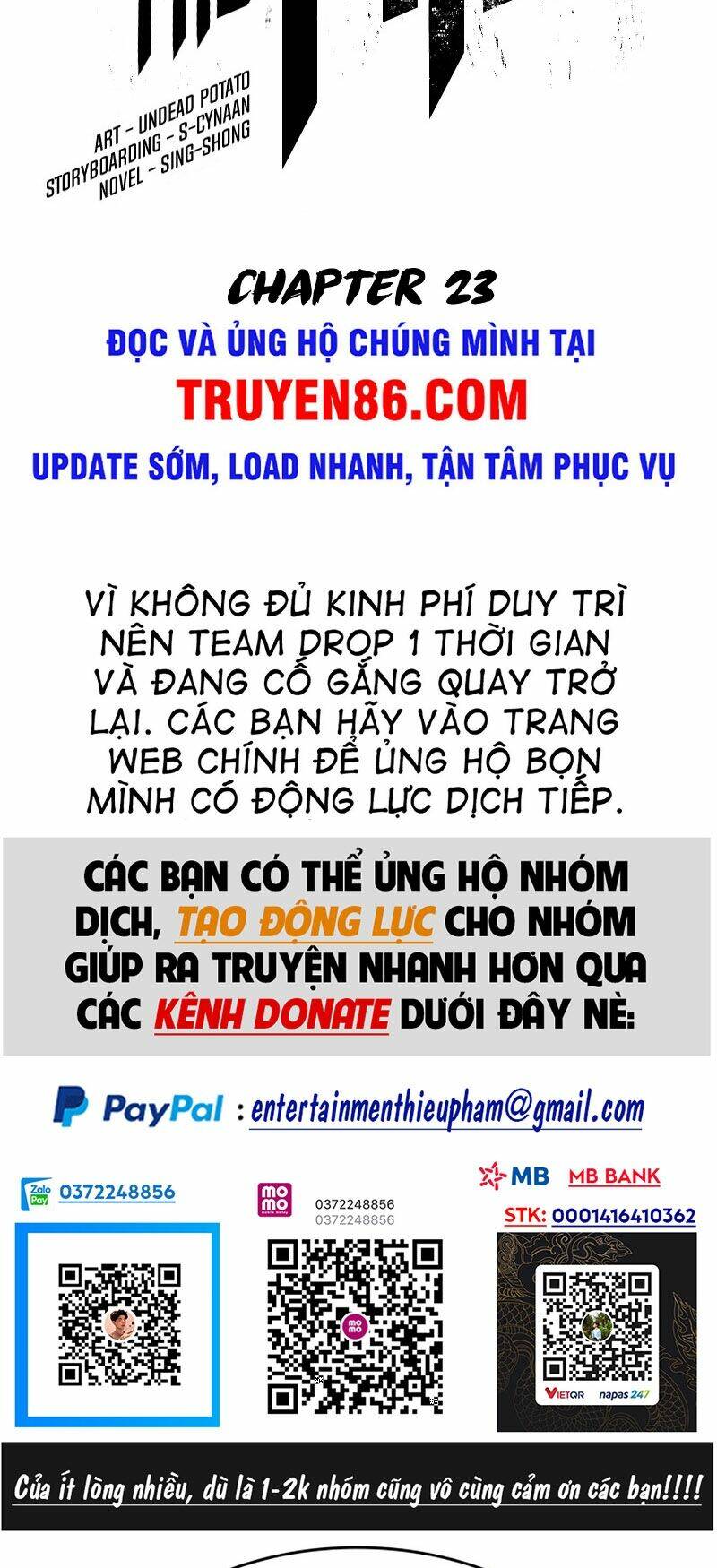 Thếgiớihậutậnthế Chapter 23 - Trang 2