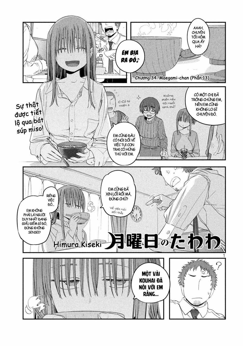 Getsuyoubi No Tawawa Chapter 34 - Trang 2