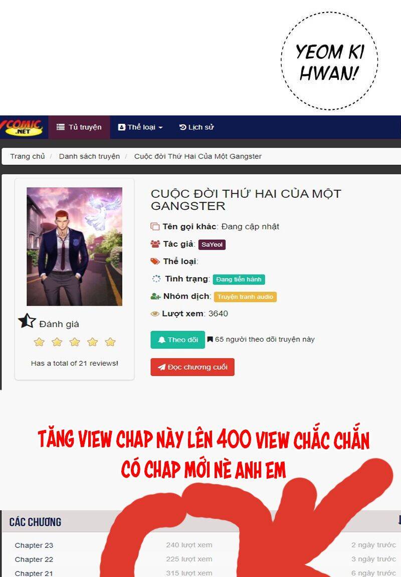 Cuộc Đời Thứ Hai Của Một Gangster Chapter 24 - Trang 2