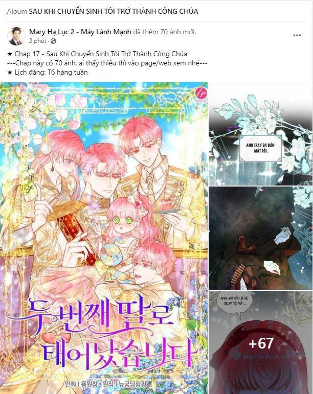 Tôi Được Sinh Ra Là Con Gái Thứ Hai Chapter 17.1 - Trang 2