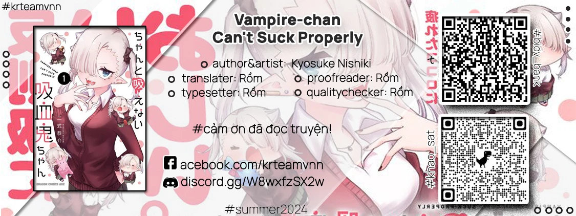 Vampire-Chan Can’T Suck Properly Chapter 54 - Trang 2