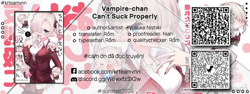 Vampire-Chan Can’T Suck Properly Chapter 37 - Trang 2