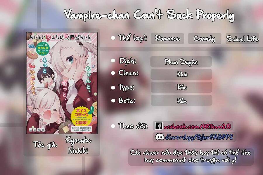 Vampire-Chan Can’T Suck Properly Chapter 23 - Trang 2