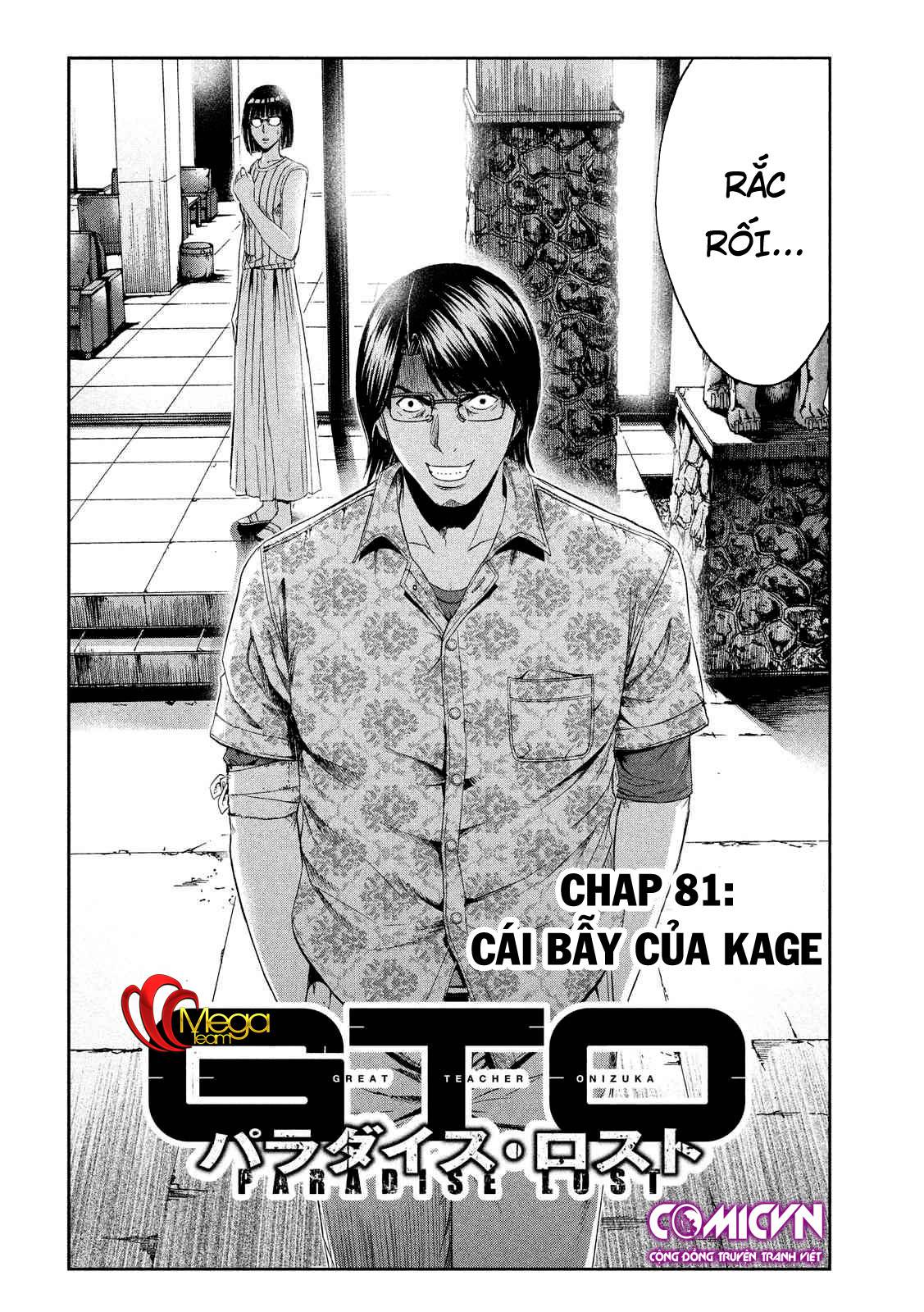 Great Teacher Onizuka: Paradise Lost Chapter 81 - Trang 2