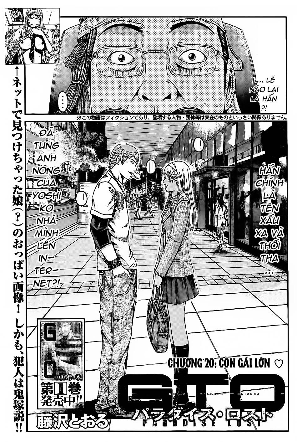 Great Teacher Onizuka: Paradise Lost Chapter 20 - Trang 2