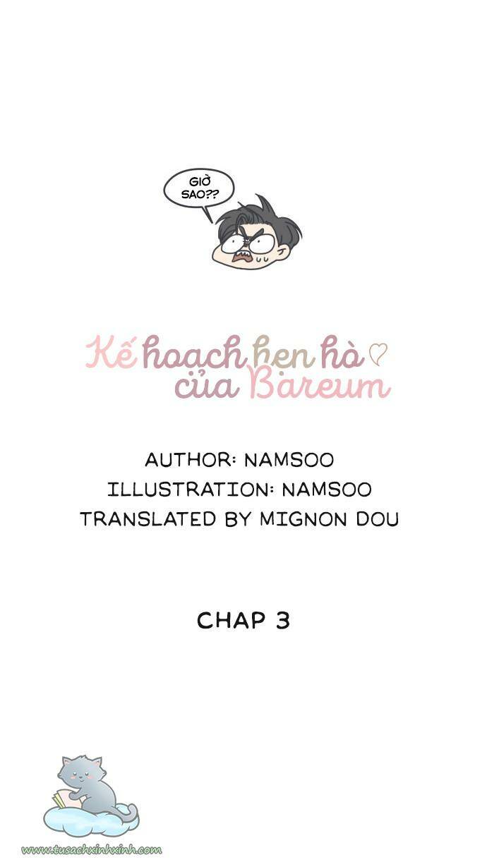 Kế Hoạch Hẹn Hò Của Bareum Chapter 3 - Trang 2