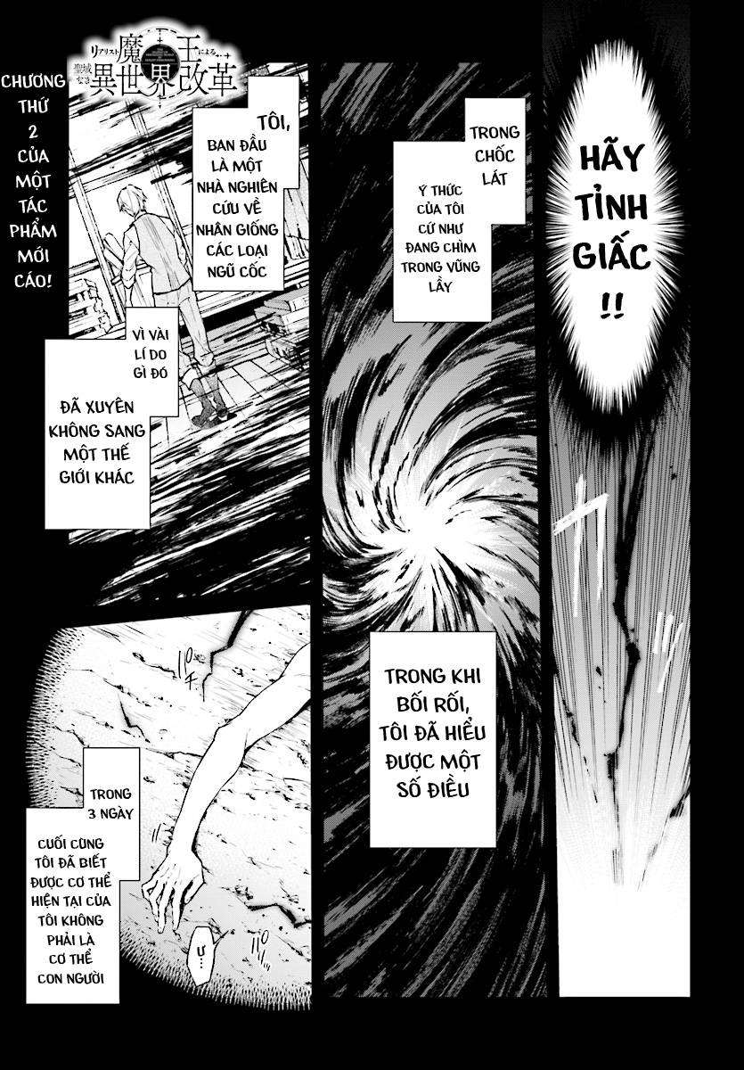 Realist Maou Niyoru Seiiki Naki Isekai Kaikaku Chapter 2.1 - Trang 2