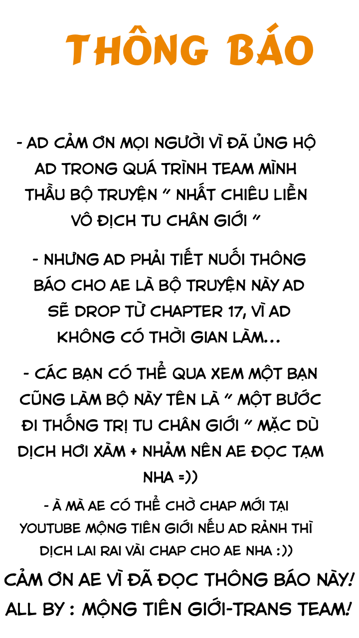 Nhất Chiêu Liền Vô Địch Tu Chân Giới Chapter 16.5 - Trang 2