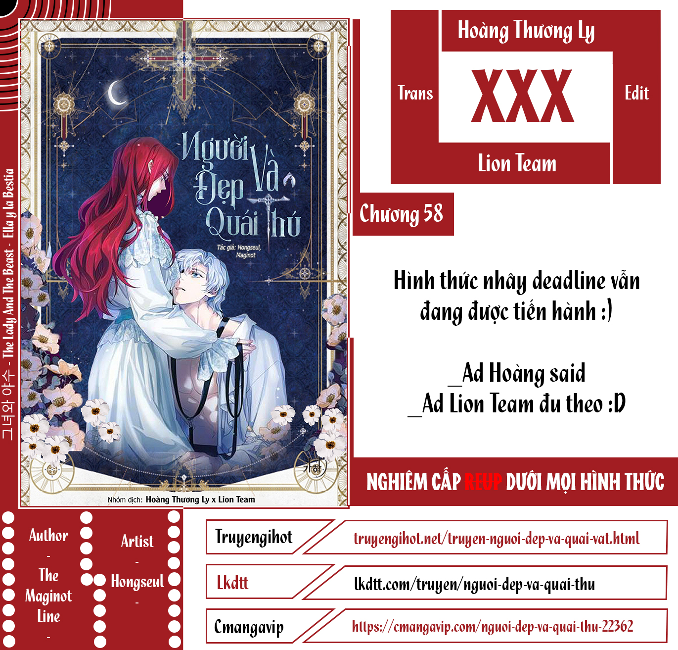 Người Đẹp Và Quái Vật Chapter 58.2 - Trang 2