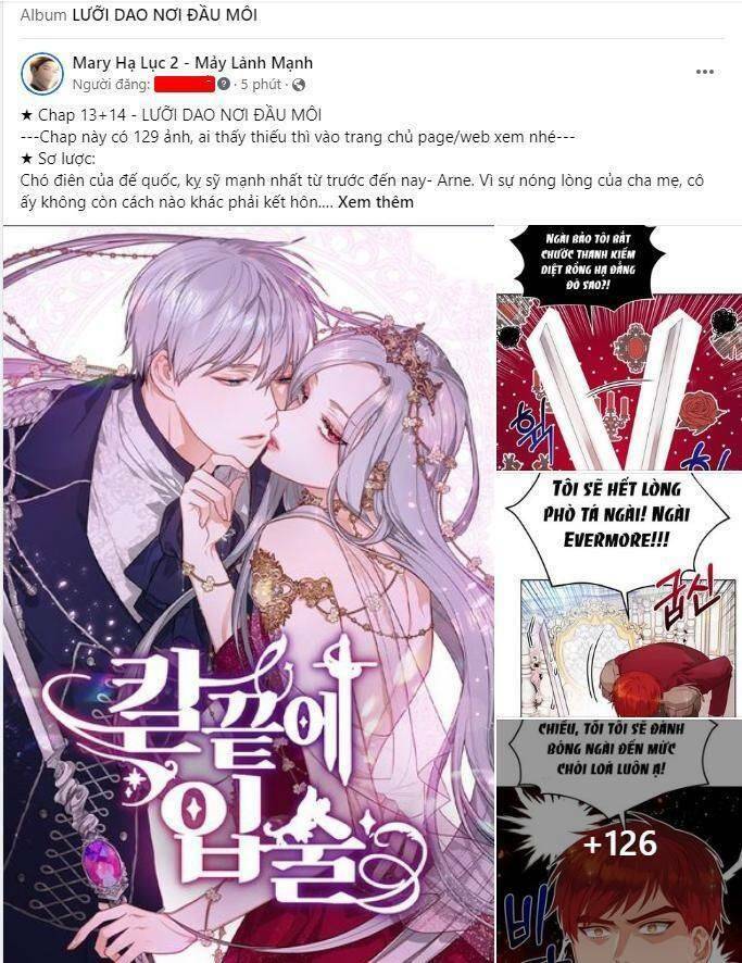 Đôi Môi Trên Lưỡi Dao Chapter 14 - Trang 2