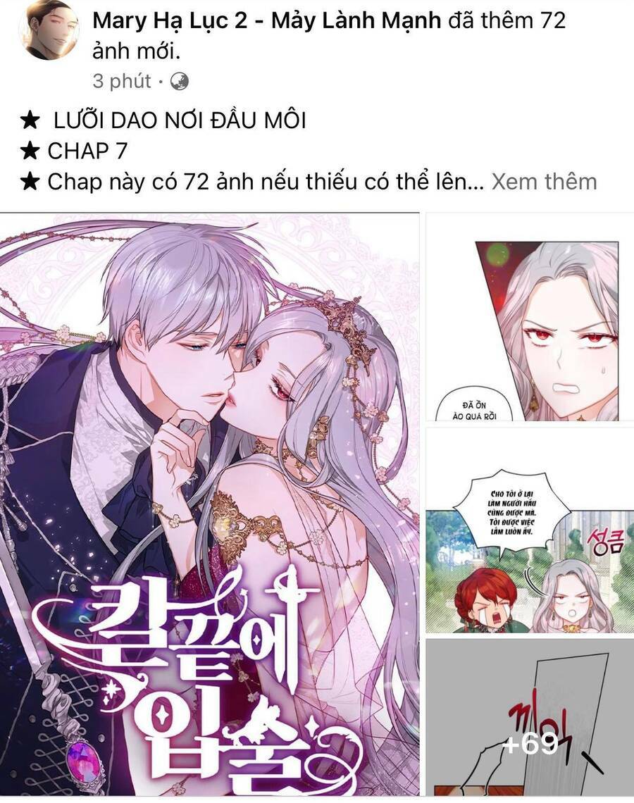 Đôi Môi Trên Lưỡi Dao Chapter 7.1 - Trang 2