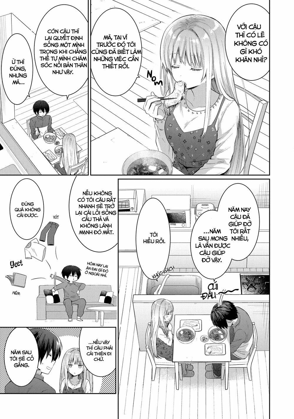 Otonari No Tenshi-Sama Ni Itsunomanika Dame Ningen Ni Sareteita Ken Chapter 13.2 - Trang 2