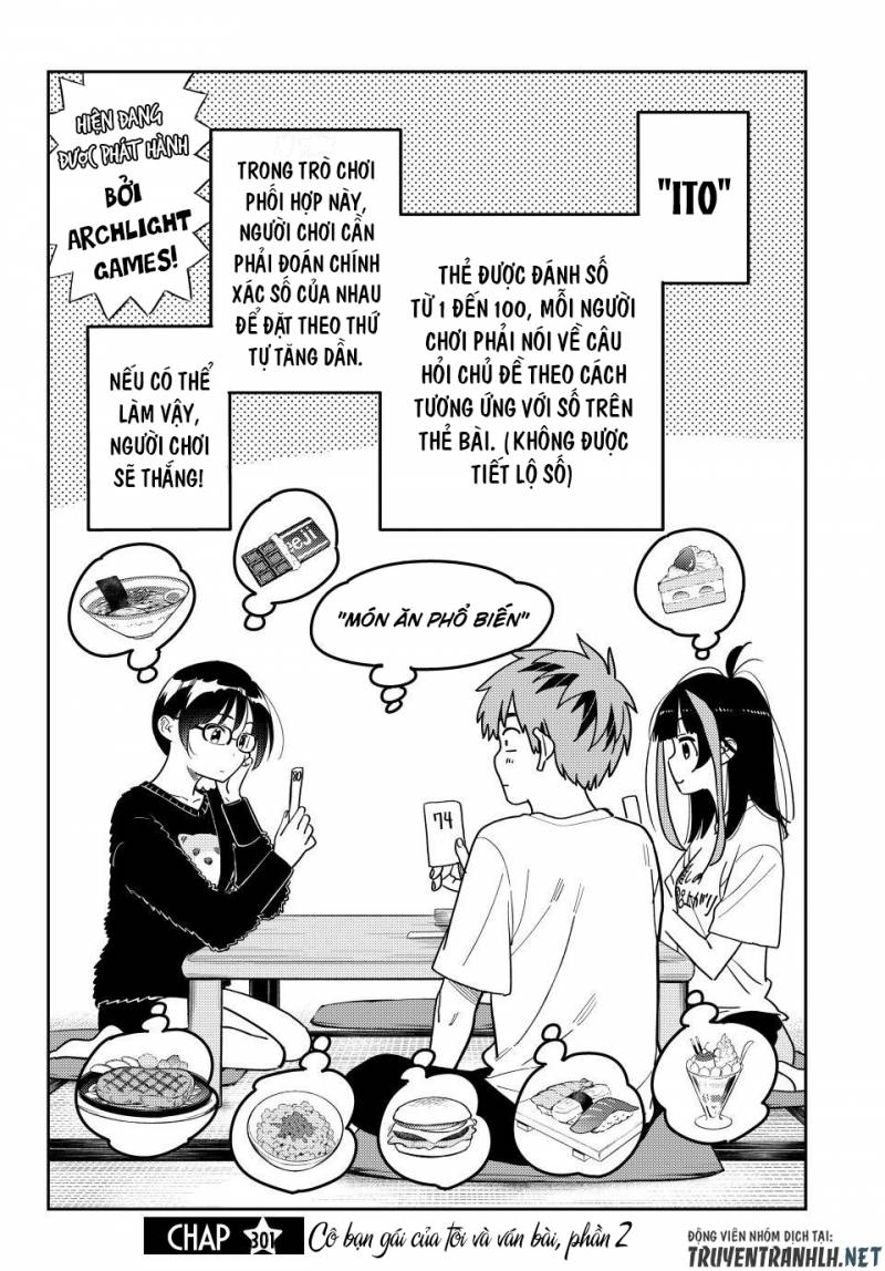 Kanojo, Okarishimasu Chapter 301 - Trang 2